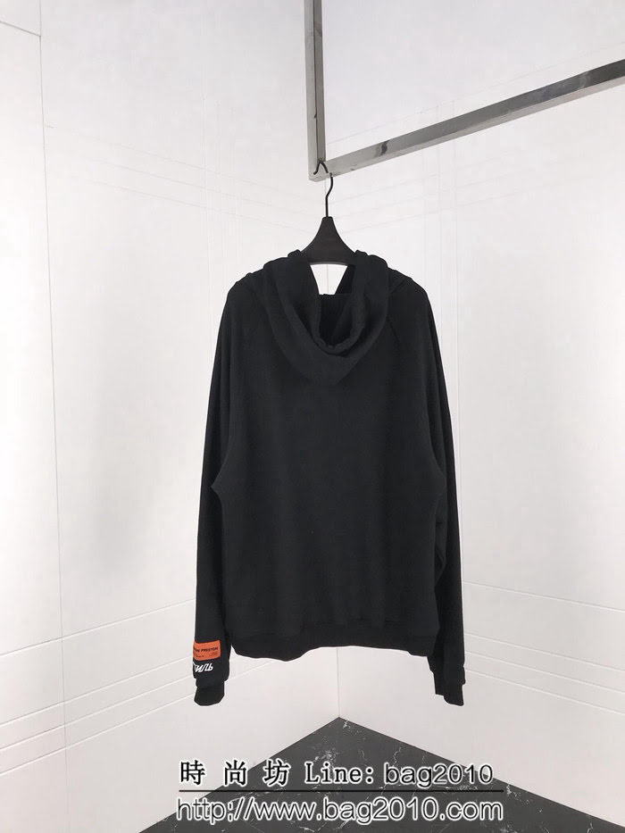 Heron Preston19ss官方最新款 粉紅雙鶴系列 連帽衛衣 情侶款 ydi1271
